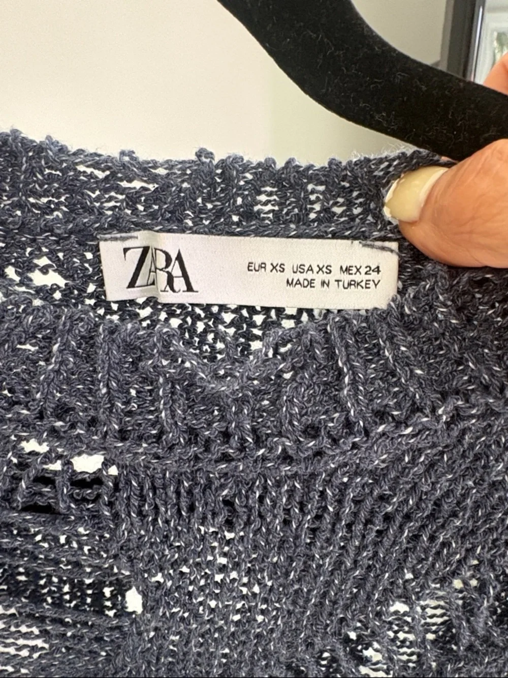 Zara edgy cropped